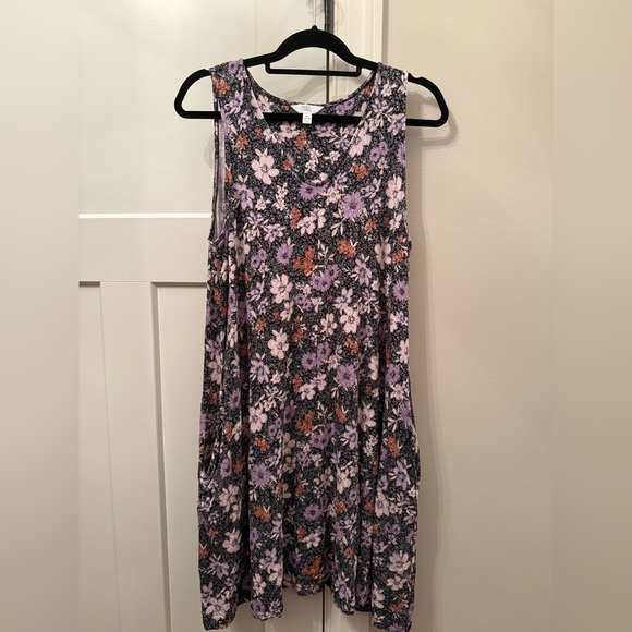 Time & Tru Midi Flower Dress - Picture 1 of 4